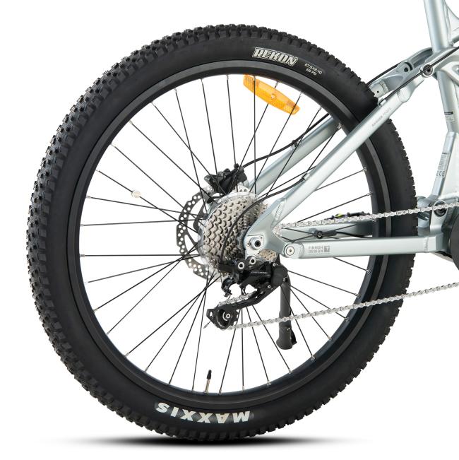 FitNord Ranger 700FS Täysjousto sähkömaastopyörä 2023, minttu (720 Wh tehoakku)