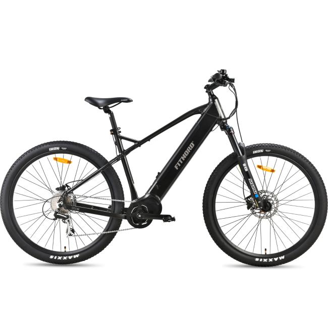 FitNord Ranger 500 Sähkömaastopyörä 2023, musta (630 Wh akku)