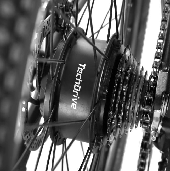 Fitnord Ranger Jr Sähkömaastopyörä 2023, musta (360Wh tehoakku)