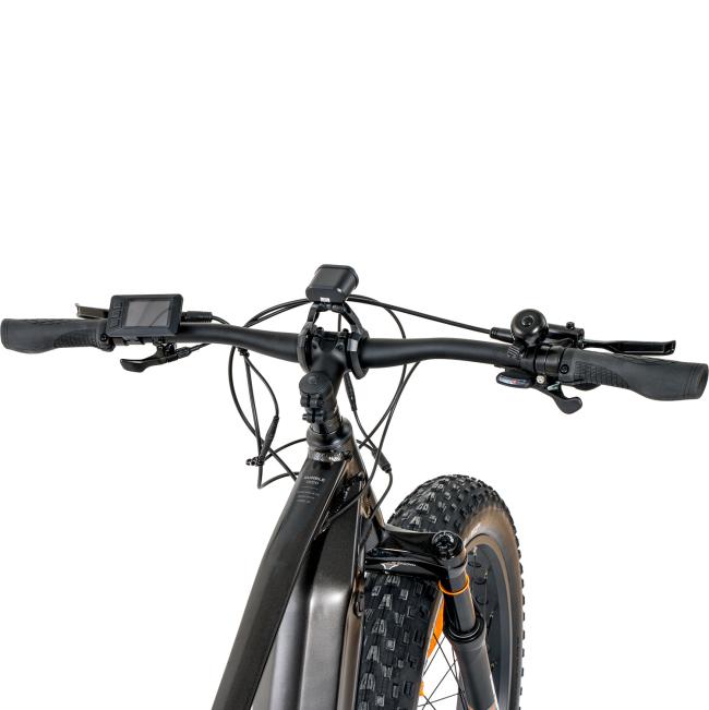 FitNord Rumble 1000 Sähköfatbike 2023, musta (882 Wh tehoakku)