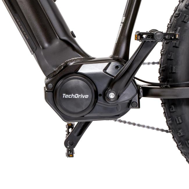 FitNord Rumble 1000 Sähköfatbike 2023, musta (882 Wh tehoakku)