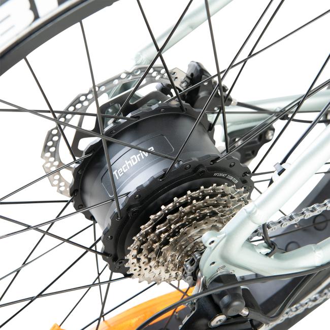 FitNord Rumble 300 Sähköfatbike 2023, minttu (720 Wh tehoakku)