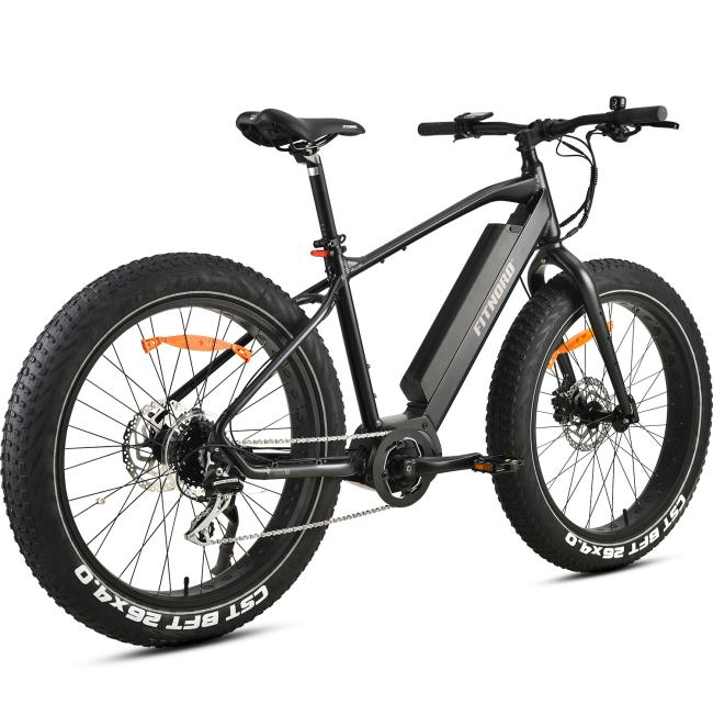 FitNord Rumble 500 Sähköfatbike 2023, musta (720 Wh tehoakku)