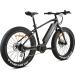 FitNord Rumble 500 Sähköfatbike 2023, musta (720 Wh tehoakku)