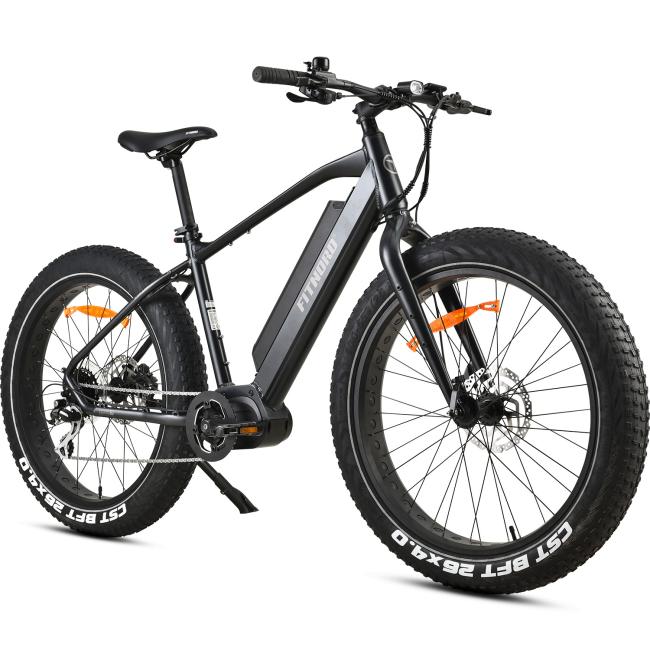 FitNord Rumble 500 Sähköfatbike 2023, musta (720 Wh tehoakku)