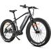 FitNord Rumble 500 Sähköfatbike 2023, musta (720 Wh tehoakku)