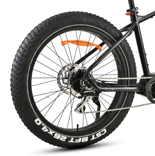 FitNord Rumble 500 Sähköfatbike 2023, musta (720 Wh tehoakku)