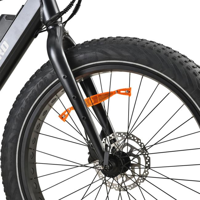 FitNord Rumble 500 Sähköfatbike 2023, musta (720 Wh tehoakku)