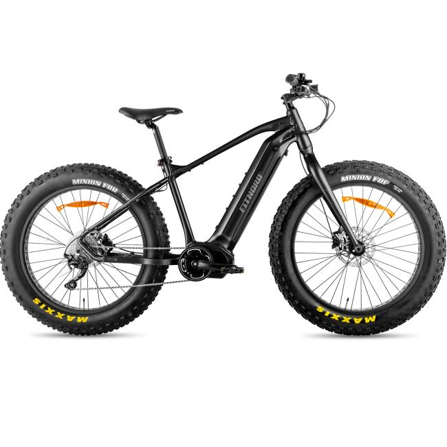 FitNord Rumble 900 Sähköfatbike 2023, musta (882 Wh tehoakku)
