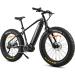 FitNord Rumble 900 Sähköfatbike 2023, musta (882 Wh tehoakku)
