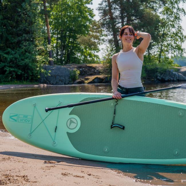 FitNord Aqua 300 SUP-lautasetti 2023, mintunvihreä (kantavuus 120 kg)