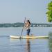 FitNord Aqua Lite SUP-lautasetti 2023, keltainen (kantavuus 110 kg)