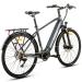 FitNord Venture 700 Sähköpyörä 2023, grafiitti (720 Wh tehoakku)