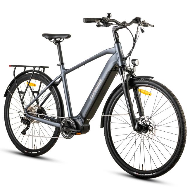 FitNord Venture 700 Sähköpyörä 2023, grafiitti (720 Wh tehoakku)