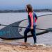 FitNord Aqua 330 SUP-lautasetti, musta (kantavuus 150 kg, lasikuitumela)