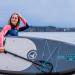 FitNord Aqua 330 SUP-lautasetti 2023, musta (kantavuus 150 kg, lasikuitumela)