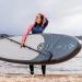 FitNord Aqua 330 SUP-lautasetti 2023, musta (kantavuus 150 kg, lasikuitumela)