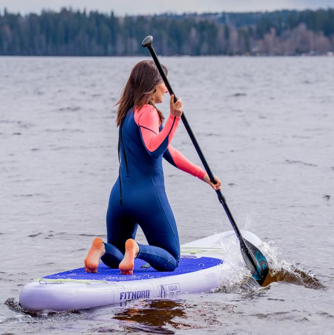 FitNord Aqua 330 SUP-lautasetti 2023, laventeli (kantavuus 150 kg, lasikuitumela)