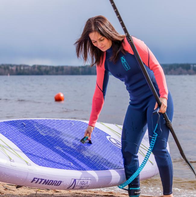 FitNord Aqua 330 SUP-lautasetti, laventeli (kantavuus 150 kg, lasikuitumela)