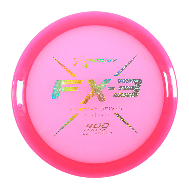 Prodigy FX-3 400 väylädriveri Frisbeegolfkiekko, pinkki