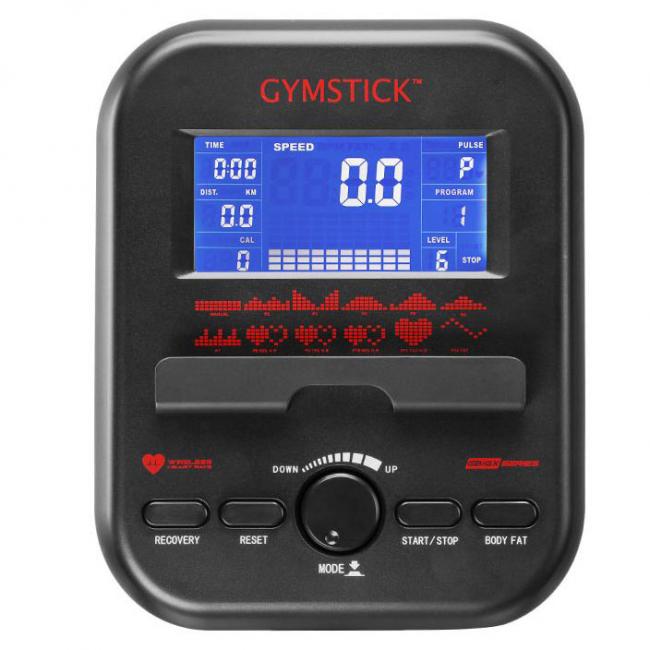 Gymstick GX 4.0 Crosstrainerin näyttö