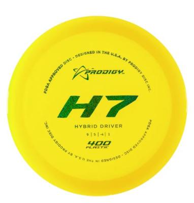 Prodigy H7 400 draiveri Frisbeegolfkiekko, keltainen