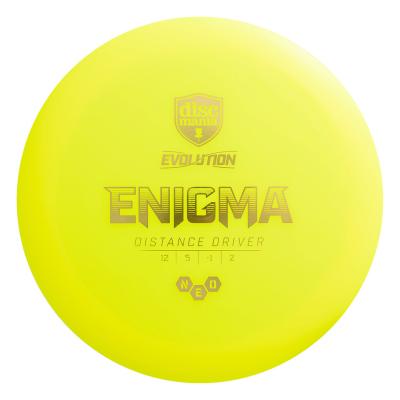 Discmania Neo Enigma Pituusdraiveri Frisbeegolfkiekko, keltainen