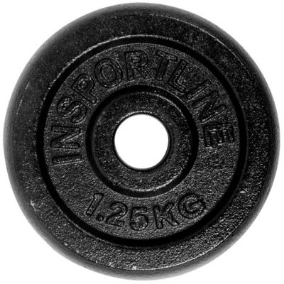 inSPORTline Blacksteel Levypaino 30 mm 1,25 kg