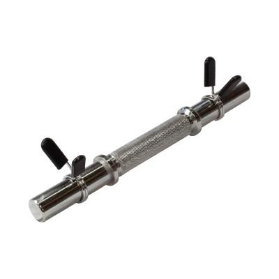 Käsipainotanko, 30 mm painoille, FitNord (jousilukoilla)