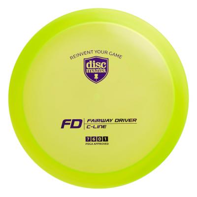 Discmania C-line FD Väylädraiveri Frisbeegolfkiekko, keltainen