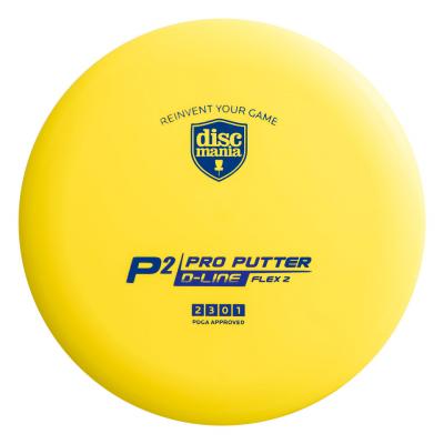 Discmania D-line P2 (Flex 2) Putteri Frisbeegolfkiekko, keltainen