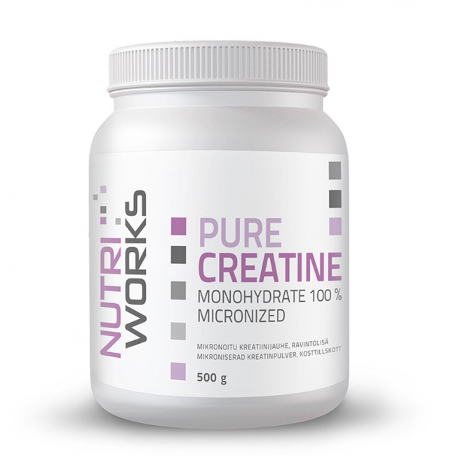 Kreatiinimonohydraatti, Nutri Works Pure Creatine 100%