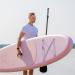 FitNord Aqua Lite SUP-lautasetti 2023, vaaleanpunainen (kantavuus 110 kg)