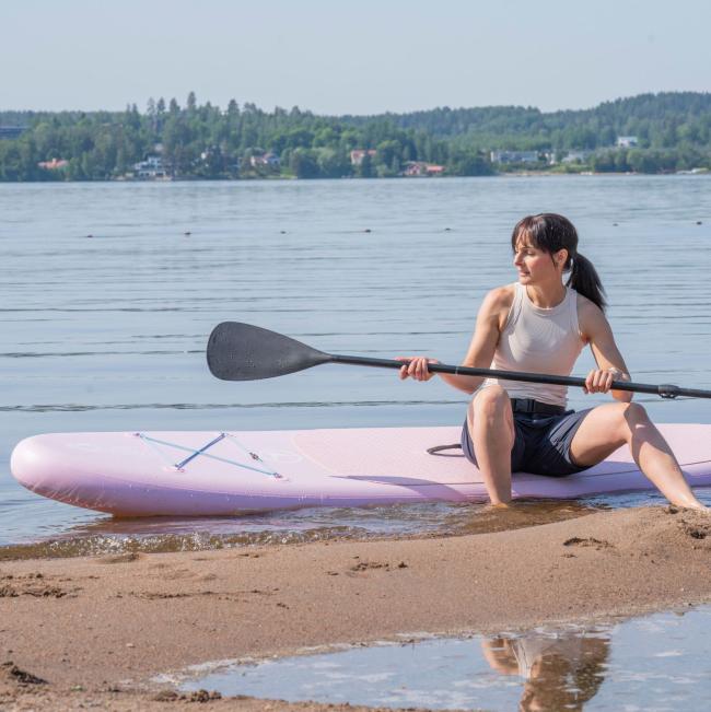 FitNord Aqua Lite SUP-lautasetti 2023, vaaleanpunainen (kantavuus 110 kg)