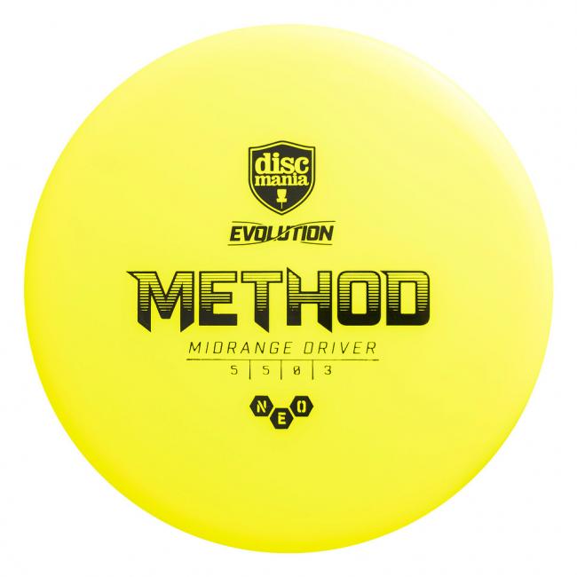 Discmania Neo Method Midari Frisbeegolfkiekko, keltainen