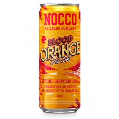 NOCCO BCAA Blood Orange Del Sol -energiajuoma 330 ml