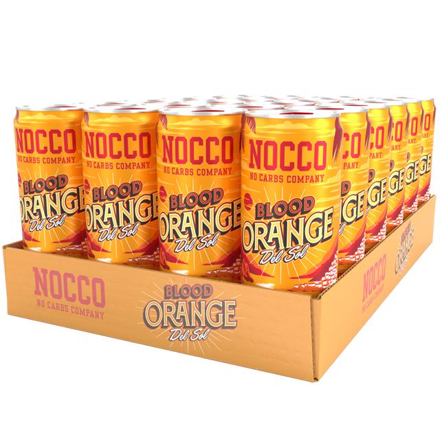 NOCCO BCAA Blood Orange Del Sol -energiajuoma 330 ml