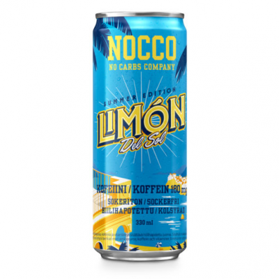 NOCCO BCAA Limón Del Sol -energiajuoma, 330ml