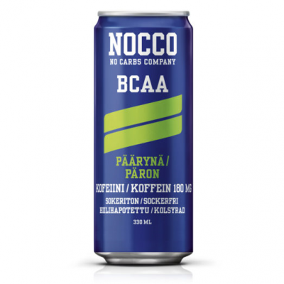 NOCCO BCAA Päärynä -energiajuoma, 330ml
