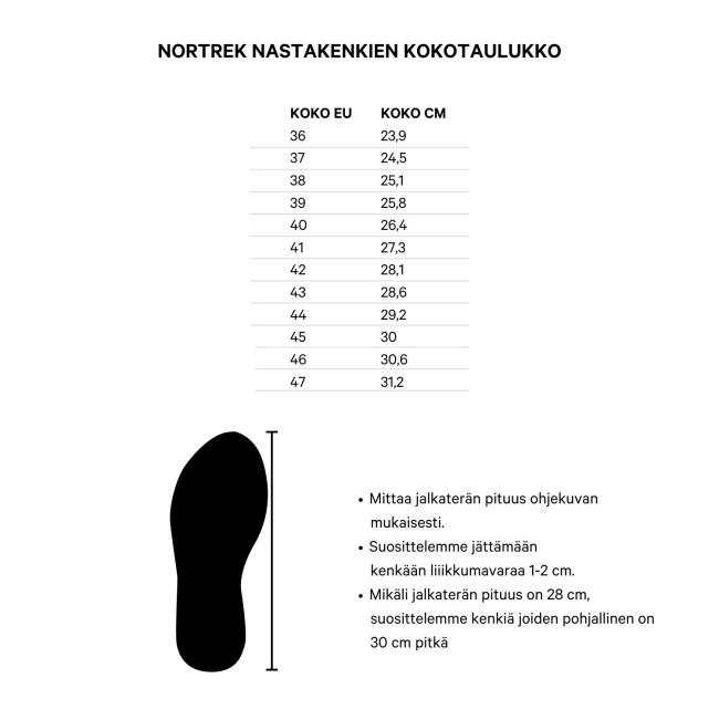 Nortrek Step Matalavartiset nastalenkkarit