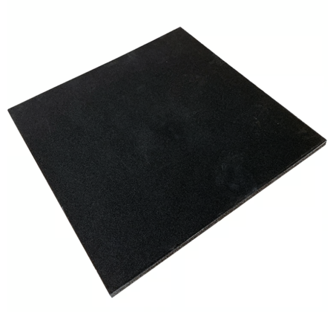 FitNord Kumilaatta 1m x 1m x 20mm, musta