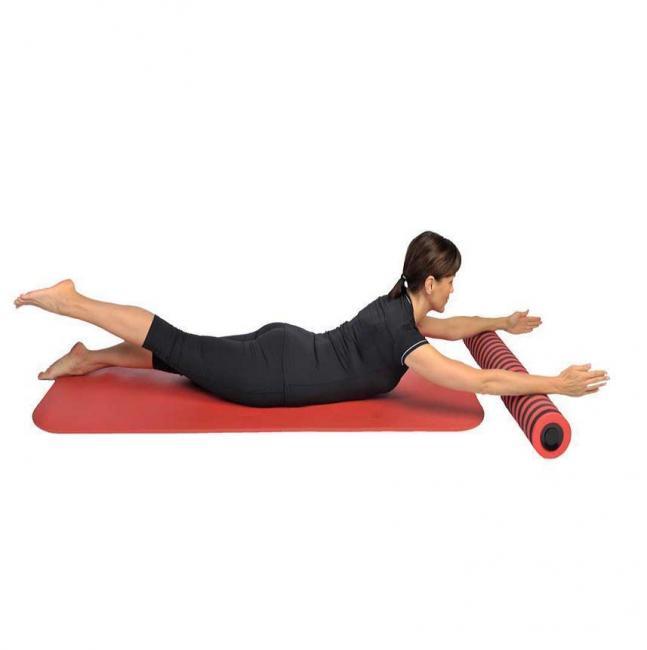 Pilates-rulla (foam roller) Comfy Pro, jalan nosto selin