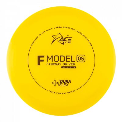 Prodigy Disc ACE Line F Model OS DuraFlex Väylädraiveri Frisbeegolfkiekko, keltainen