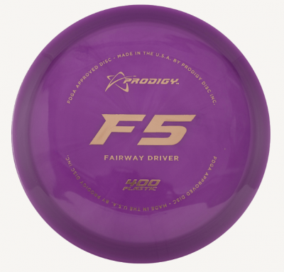Prodigy Disc F5 400 Väylädraiveri Frisbeegolfkiekko, purppura