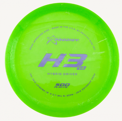 Prodigy Disc H3 V2 500 Pituusdraiveri Frisbeegolfkiekko, vihreä