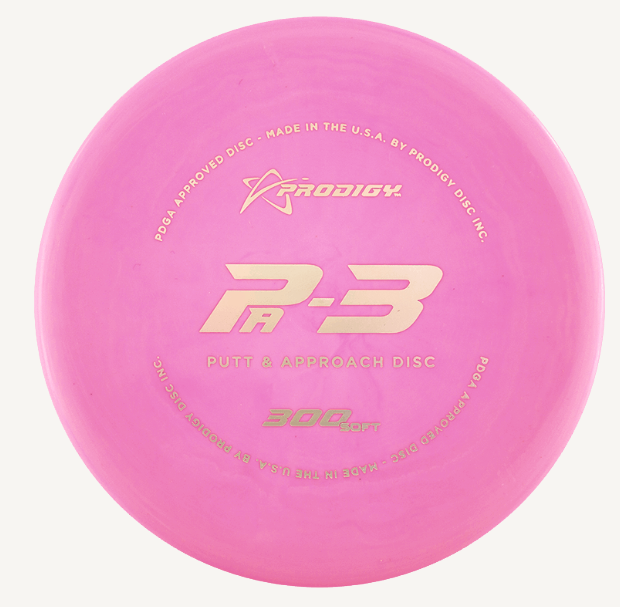 Prodigy Disc PA-3 300 soft Putteri Frisbeegolfkiekko, pinkki