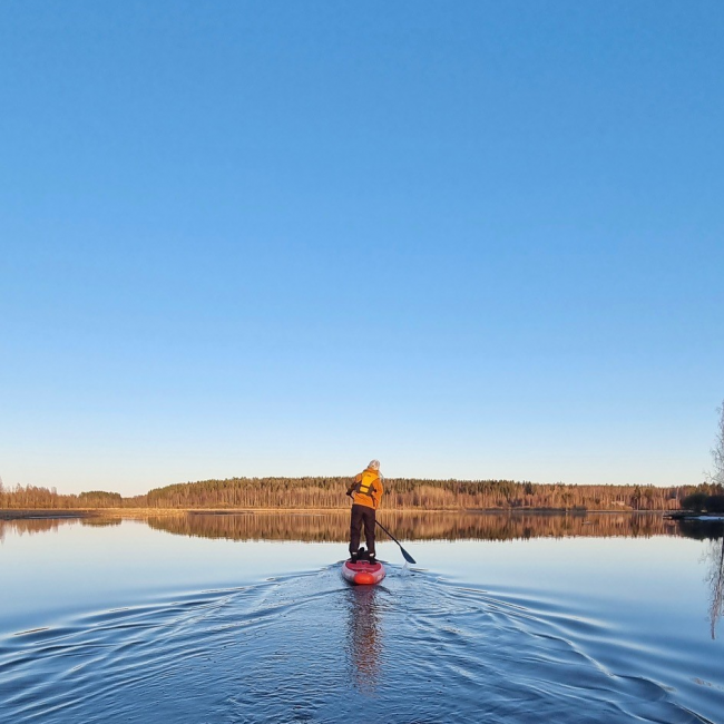 FitNord Aqua Ruby 14' SUP-lautasetti (kantavuus 160 kg)