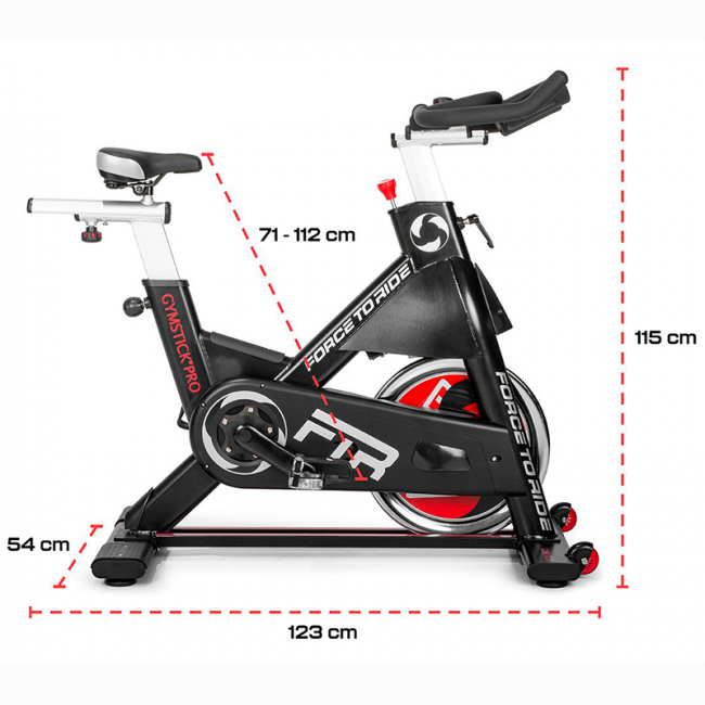 Gymstick PRO FTR Indoor Racer Spinningpyörä