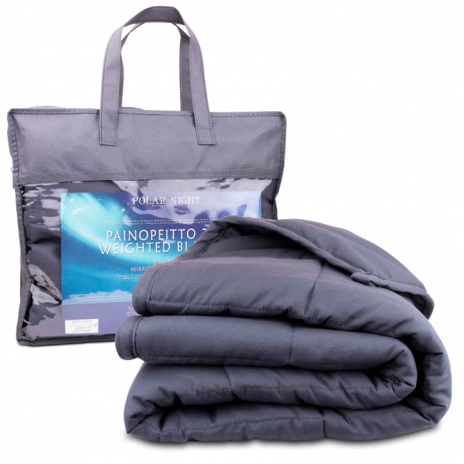 Lasten painopeitto 3 kg, mikrokuitu, Polar Night (100x150 cm)