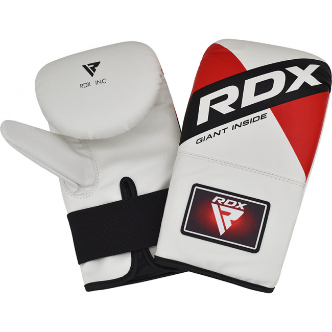 RDX F10 Säkkihanskat, valko-punainen